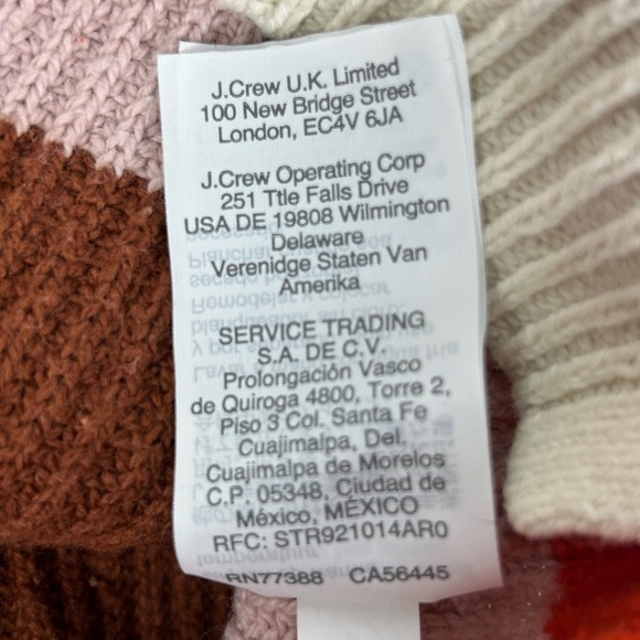 Madewell Patch Pocket Stripe Pullover Sweater M - Picture 4 of 12